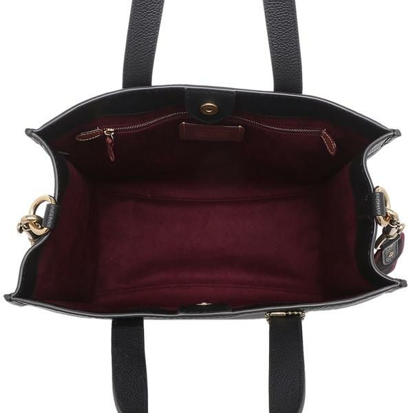 コーチ トートバッグ ショルダーバッグ  ブラウン ブラック レディース COACH 89143 B4SI1 詳細画像