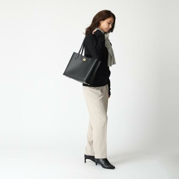 コーチ トートバッグ  ブラック レディース COACH C0689 B4BK A4対応 詳細画像
