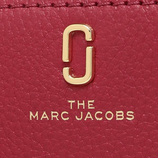 マークジェイコブス 二つ折り財布 ソフトショット ミニ財布 レッド レディース MARC JACOBS M0015122 601 詳細画像