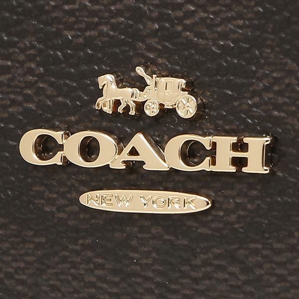 コーチ アウトレット 三つ折り財布 ブラウン ブラック レディース COACH 91806 IMAA8 詳細画像