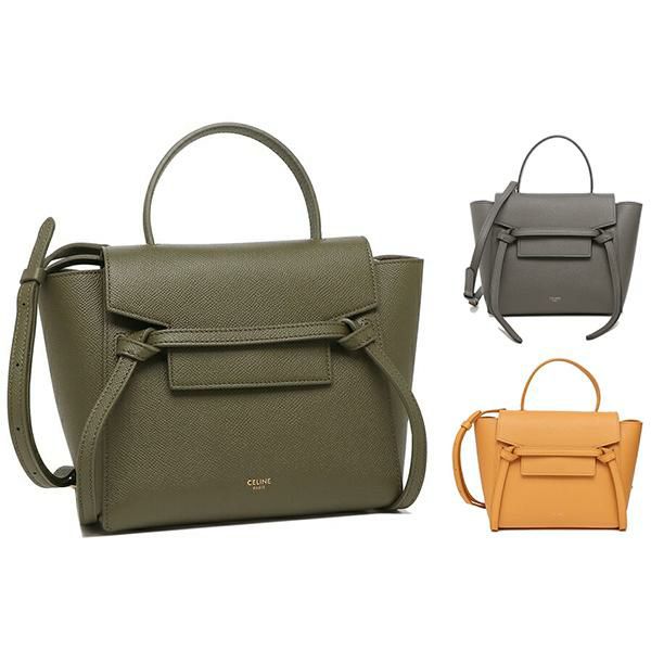 セリーヌ ハンドバッグ ショルダーバッグ ベルトバッグ ナノサイズ 2WAY ショルダー レディース CELINE 189003ZVA