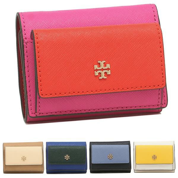 トリーバーチ アウトレット 三つ折り財布 レザー ミニ財布 レディース TORY BURCH f78617