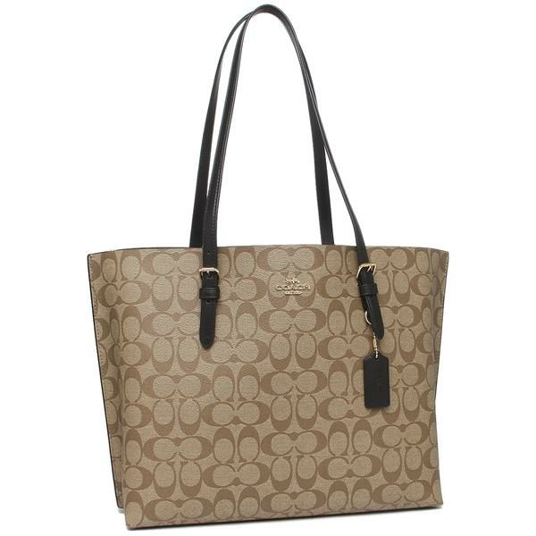 コーチ アウトレット トートバッグ SIGNATURE ベージュ ブラック レディース COACH 1665 IMCBI A4対応