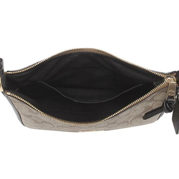 コーチ アウトレット ショルダーバッグ SIGNATURE ベージュ ブラック レディース COACH C1649 IMCBI 詳細画像