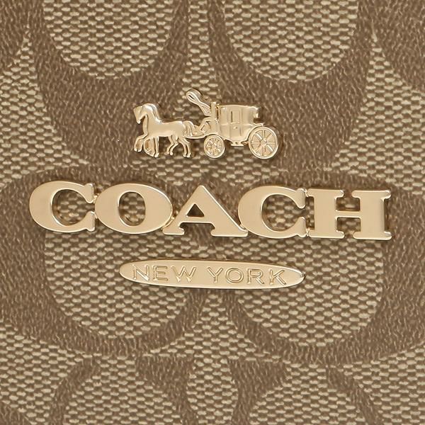 コーチ アウトレット ショルダーバッグ SIGNATURE ベージュ ブラック レディース COACH C1649 IMCBI 詳細画像