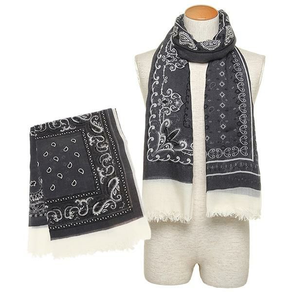 デスティン ストール メンズ/レディース DESTIN DNMEBA DANA BANDANA MEGA G5 大判 140×190cm GREY
