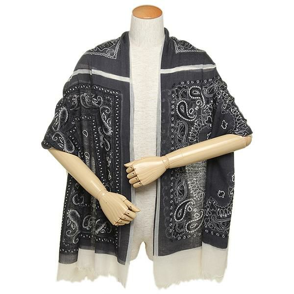 デスティン ストール メンズ/レディース DESTIN DNMEBA DANA BANDANA MEGA G5 大判 140×190cm GREY 詳細画像