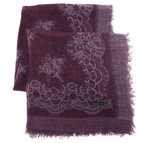 フランコフェラーリ ストール FRANCO FERRARI 1297SS 23022 041 EVANS WASH 130×185cm ウール95%/カシミヤ5% PURPLE 詳細画像