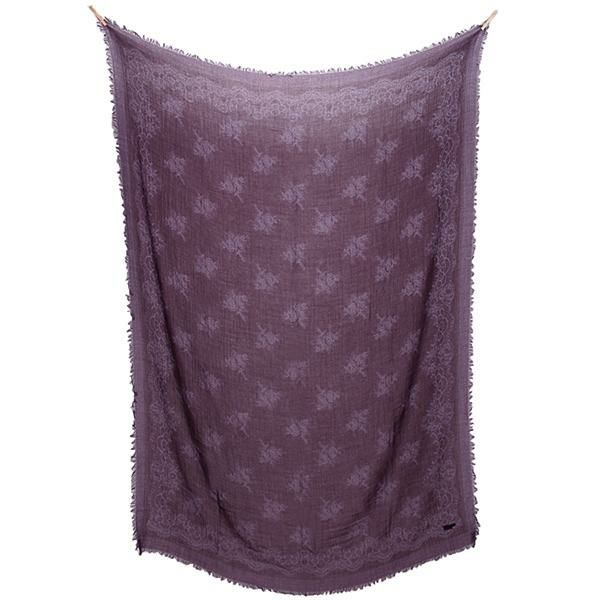 フランコフェラーリ ストール FRANCO FERRARI 1297SS 23022 041 EVANS WASH 130×185cm ウール95%/カシミヤ5% PURPLE 詳細画像