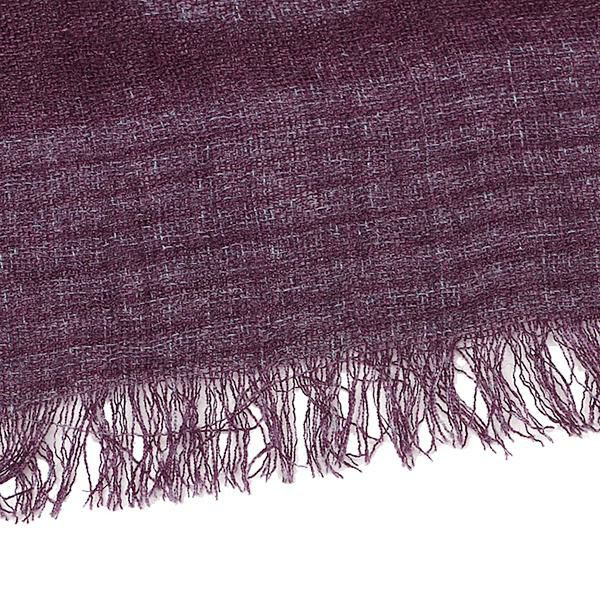 フランコフェラーリ ストール FRANCO FERRARI 1297SS 23022 041 EVANS WASH 130×185cm ウール95%/カシミヤ5% PURPLE 詳細画像