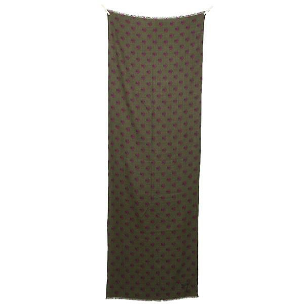 フランコフェラーリ ストール FRANCO FERRARI 1377DT 81840 002 CAIMANO DOPPIATO TWILL 60×190cm ウール52%/シルク48% KHAKI MULTI 詳細画像