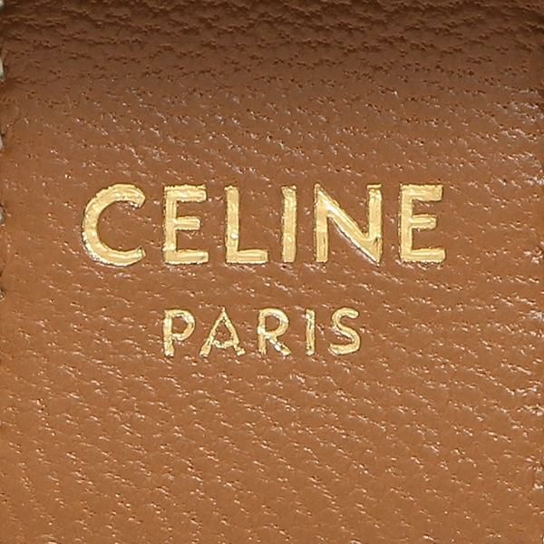 セリーヌ 三つ折り財布 トリオンフ ブラウン レディース CELINE 10D722BZ9 04LU 詳細画像