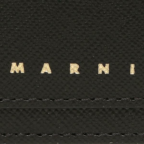 マルニ カードケース ウォレット ブラック レディース MARNI PFMO0025U0 LV520 Z360N 詳細画像