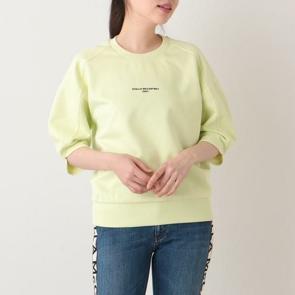 ステラマッカートニー Tシャツ スウェットシャツ ロゴ イエロー レディース STELLA McCARTNEY 603139 SOW68 7207 36(M)