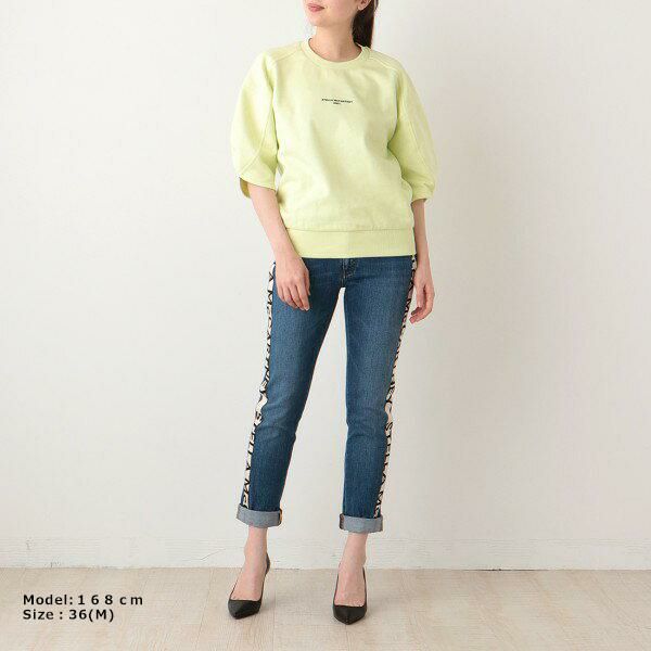 ステラマッカートニー Tシャツ スウェットシャツ ロゴ イエロー レディース STELLA McCARTNEY 603139 SOW68 7207 詳細画像