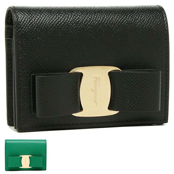 フェラガモ 二つ折り財布 ヴァラ レディース FERRAGAMO 22D515 (1)NERO フェラガモ 二つ折り財布 ヴァラ レディース FERRAGAMO 22D515 (1)NERO