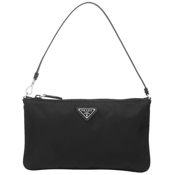 プラダ ショルダーバッグ ナイロン サフィアーノ トライアングルロゴ ブラック レディース PRADA 1NI545 R067 F0002 詳細画像