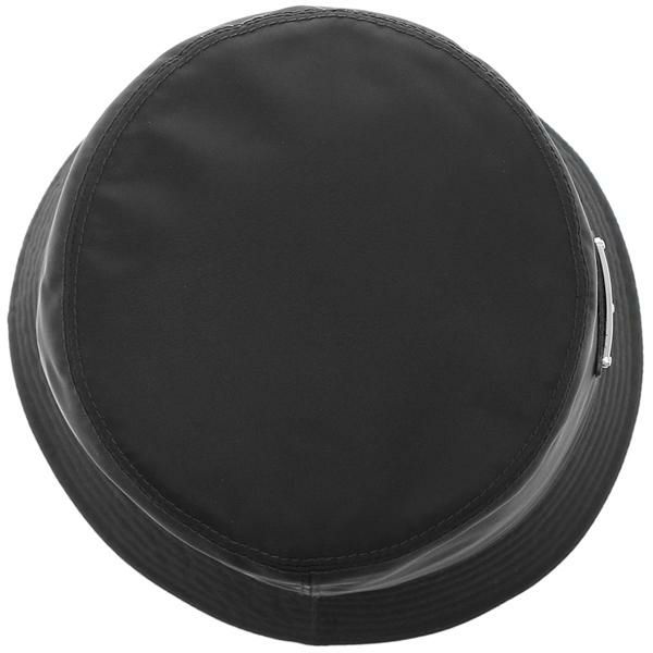 プラダ 帽子 ハット リナイロン バケットハット トライアングルロゴ ブラック メンズ レディース PRADA 2HC137 2DMI F0002 詳細画像