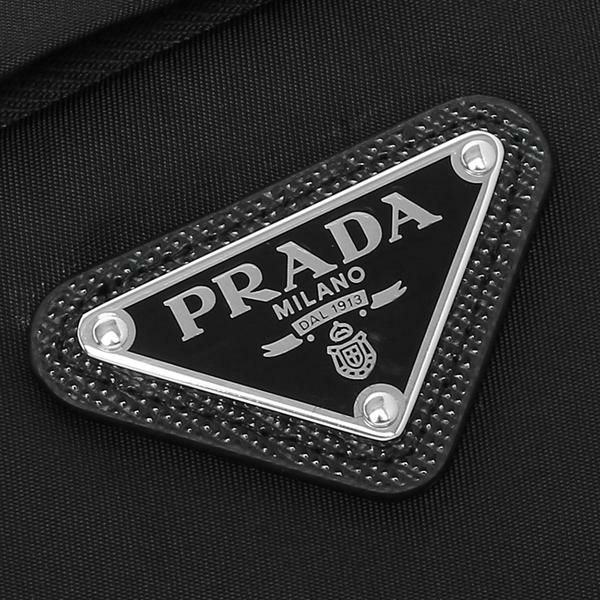 プラダ マフラー リナイロン トライアングルロゴ ブラック メンズ レディース PRADA UMS354 1WTO 202 F0002 詳細画像