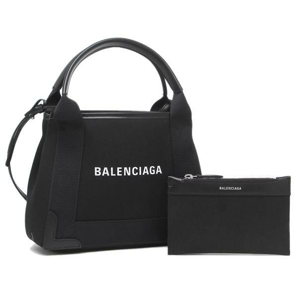 バレンシアガ ハンドバッグ ショルダーバッグ ネイビーカバ XSサイズ ブラック レディース BALENCIAGA 390346 2HH3N 1000