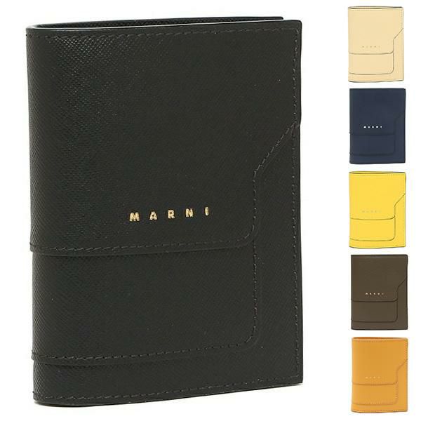 マルニ  二つ折り財布 バイフォールドウォレット ベージュ レディース MARNI PFMOQ14U07 LV520