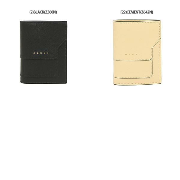 マルニ  二つ折り財布 バイフォールドウォレット ベージュ レディース MARNI PFMOQ14U07 LV520 詳細画像