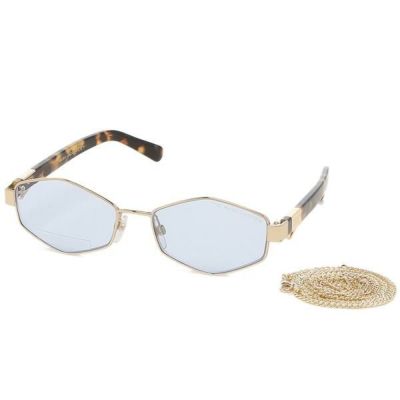 マークジェイコブス サングラス アイウェア 50サイズ ブルー ハバナ