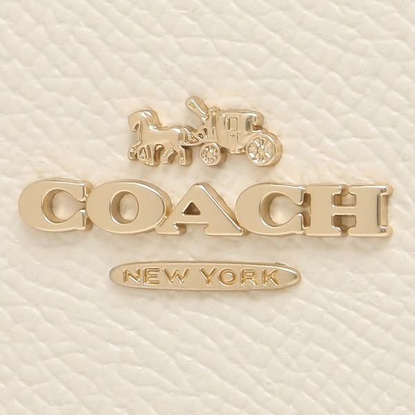 コーチ アウトレット 二つ折り財布 ホワイト レディース COACH 87735 IMCHK 詳細画像