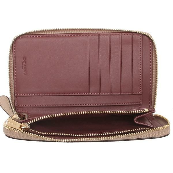 コーチ アウトレット 二つ折り財布 ベージュ レディース COACH C4124 IMTAU 詳細画像