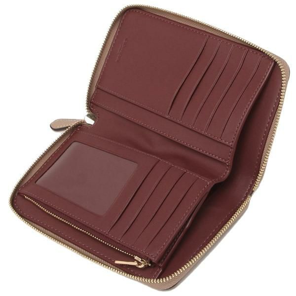 コーチ アウトレット 二つ折り財布 ベージュ レディース COACH C4124 IMTAU 詳細画像