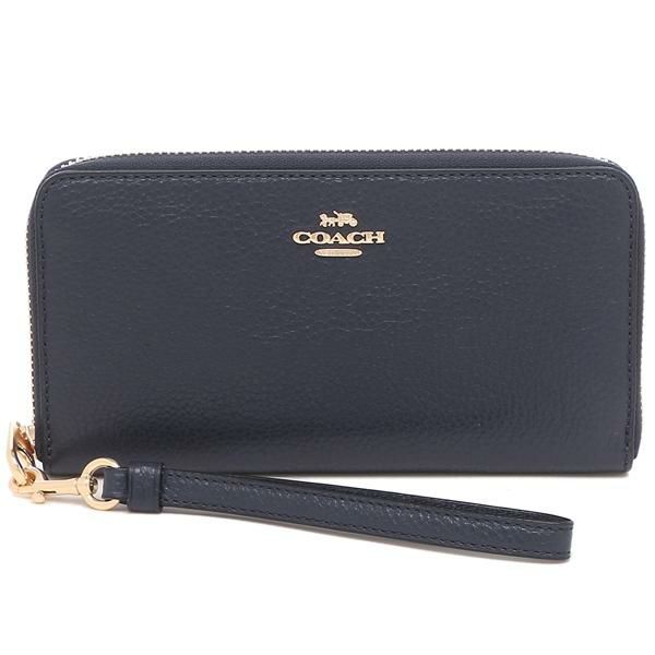 コーチ アウトレット 長財布 ネイビー レディース COACH C4451 IMMID 詳細画像