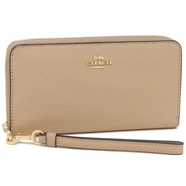 コーチ アウトレット 長財布 ベージュ レディース COACH C4451 IMTAU