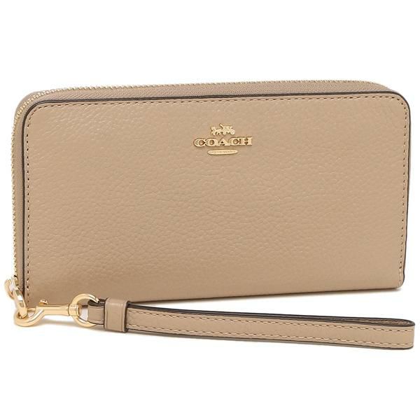 コーチ アウトレット 長財布 ベージュ レディース COACH C4451 IMTAU