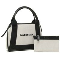 バレンシアガ ハンドバッグ ショルダーバッグ ネイビーカバ XSサイズ 2WAYバッグ ポーチ付き レディース BALENCIAGA 390346 2HH3N