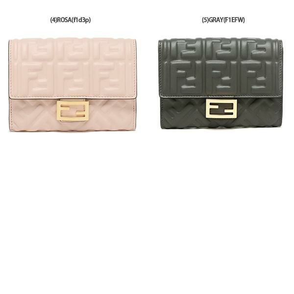 フェンディ 二つ折り財布 バゲット FFロゴ レディース FENDI 8M0419 AAJD 詳細画像