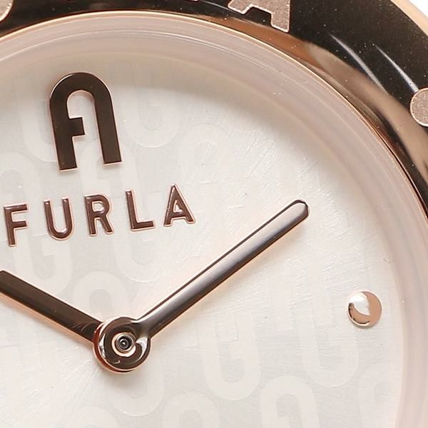 フルラ 時計 レディース エッセンシャル30mm クォーツ シルバー ローズゴールド レッド FURLA WW00004012L3 詳細画像