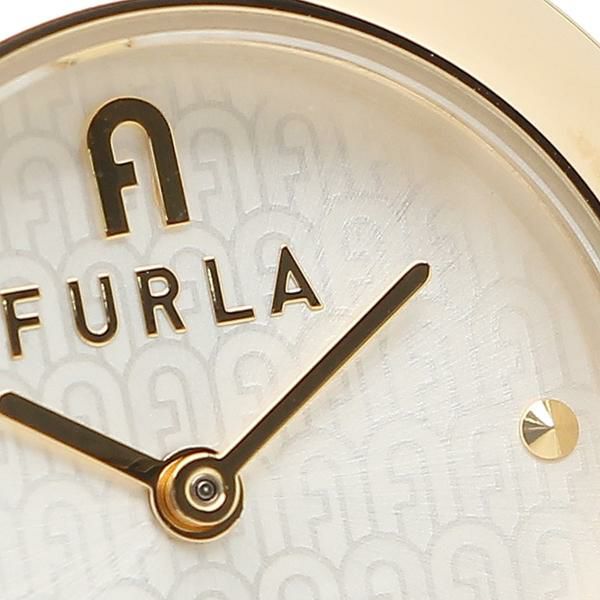 フルラ 時計 レディース アルコ チェーン25mm クォーツ シルバー ゴールド ブラウン FURLA WW00015003L2 詳細画像