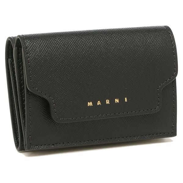 マルニ 三つ折り財布 トランク ミニ財布 ブラック レディース MARNI PFMOW02U07 LV520 Z360N マルニ 三つ折り財布 トランク ミニ財布 ブラック レディース MARNI PFMOW02U07 LV520 Z360N