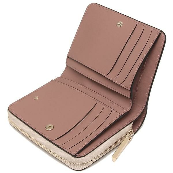 ケイトスペード 二つ折り財布 スペンサー ベージュ ブラック レディース KATE SPADE PWR00395 195 詳細画像
