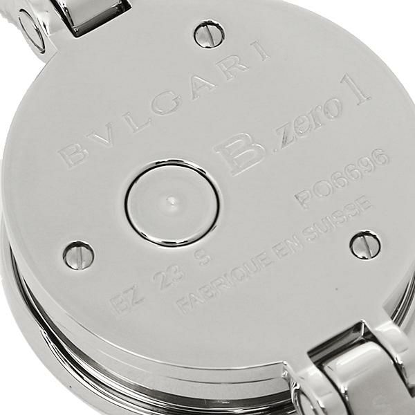 ブルガリ 時計 レディース ビーゼロワン 23MM クォーツ ブラック シルバー BVLGARI BZ23BSS.S 詳細画像