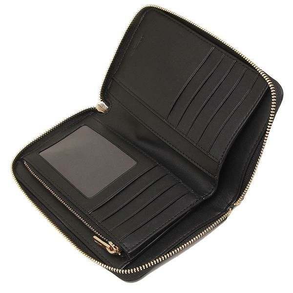 コーチ アウトレット 二つ折り財布 ブラック レディース COACH C4124 IMBLK 詳細画像