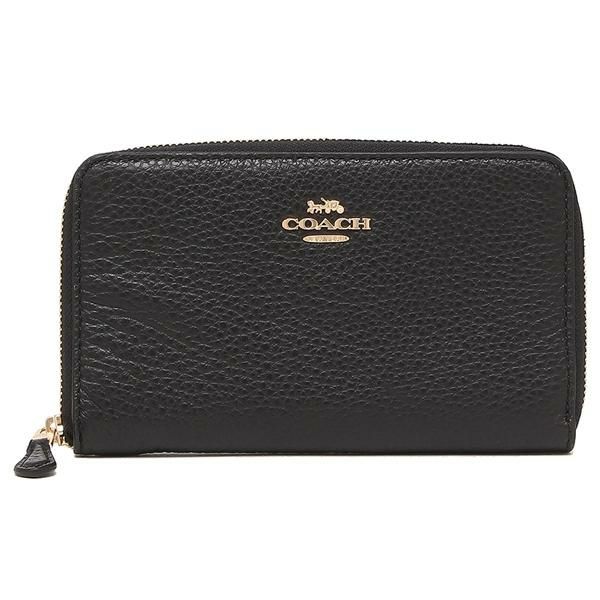 コーチ アウトレット 二つ折り財布 ブラック レディース COACH C4124 IMBLK 詳細画像