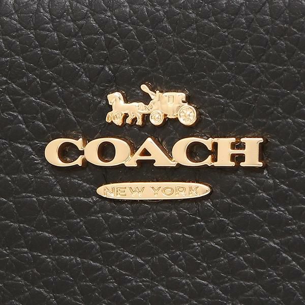 コーチ アウトレット 二つ折り財布 ブラック レディース COACH C4124 IMBLK 詳細画像