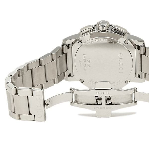 グッチ 時計 メンズ GUCCI YA101201 Gクロノ 腕時計 ウォッチ ホワイト/シルバー 詳細画像