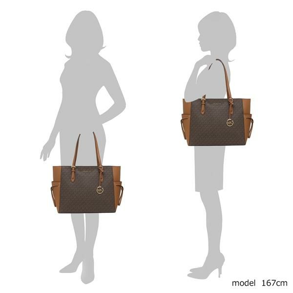 マイケルコース アウトレット トートバッグ ギリー ブラウン レディース MICHAEL KORS 35S1G2GT7B BROWN A4対応 詳細画像