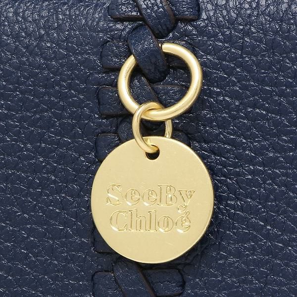シーバイクロエ 三つ折り財布 チルダ ティルダ ネイビー レディース SEE BY CHLOE CHS20UP915305 49Q 詳細画像