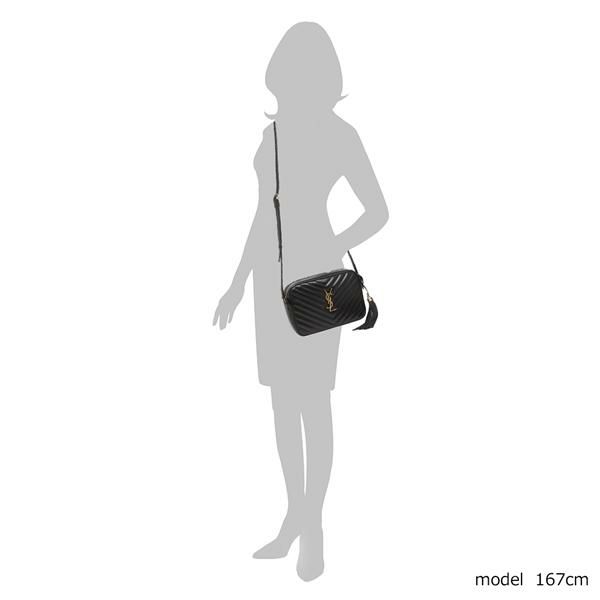 サンローランパリ ショルダーバッグ ルー ブラック レディース SAINT LAURENT PARIS 612544 DV707 1000 詳細画像