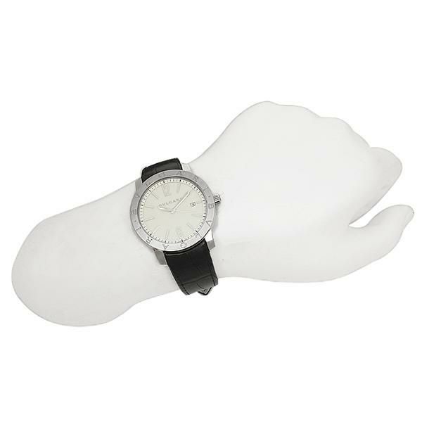 ブルガリ 時計 メンズ BVLGARI BB41WSLD BVLGARI 自動巻き 腕時計 ウォッチ ブラック/ホワイト【お取り寄せ商品】 詳細画像