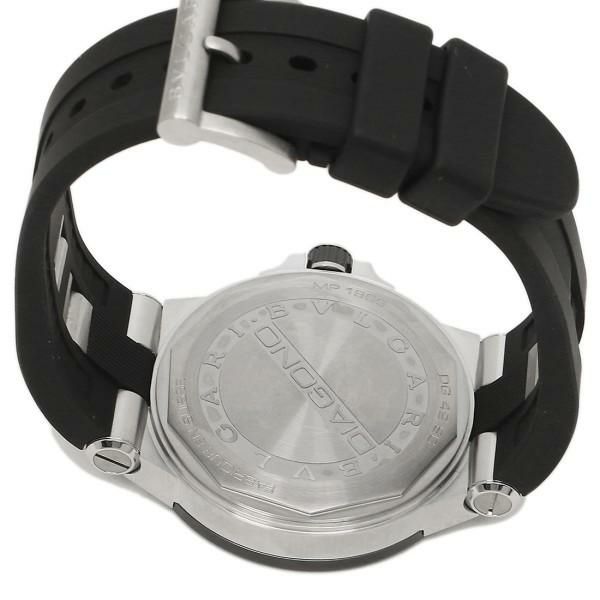 ブルガリ 時計 メンズ BVLGARI DG42C6SCVD ディアゴノ 腕時計 ウォッチ ブラック/シルバー 詳細画像