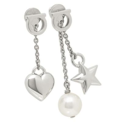 フェラガモ ピアス アクセサリー ガンチーニ アシンメトリー